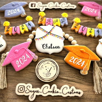 Graduation Cap, Diploma, and Gown Cookie Cutter Set Grad ...