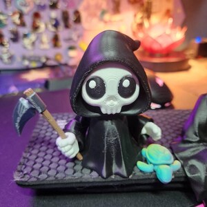 Flexy Grim Reaper | Articulated Cute Grim Reaper Toy | Halloween