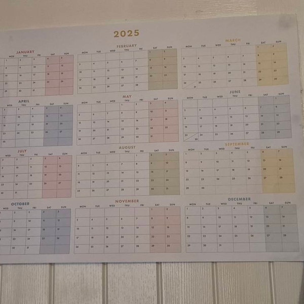2025 Minimal Modern Wall Planner Calendar Large 50x70 Cm Annual 2025-minimal-modern-wall-planner-calendar-large-50x70-cm-annual