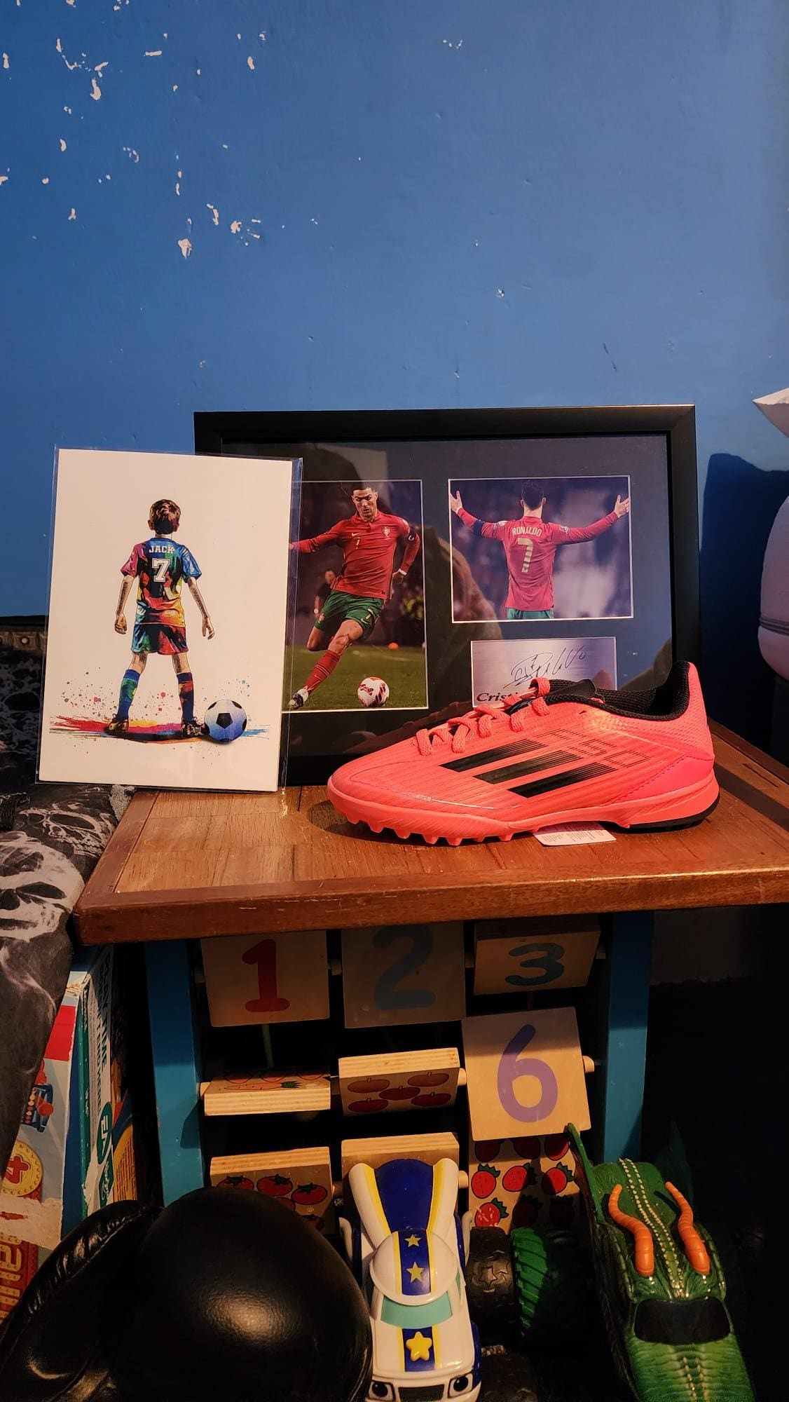 Personalised Football Player Gift | Football Gifts for Boys | Boy Football Poster | Football Wall Art | Soccer Gift | Birthday Gift