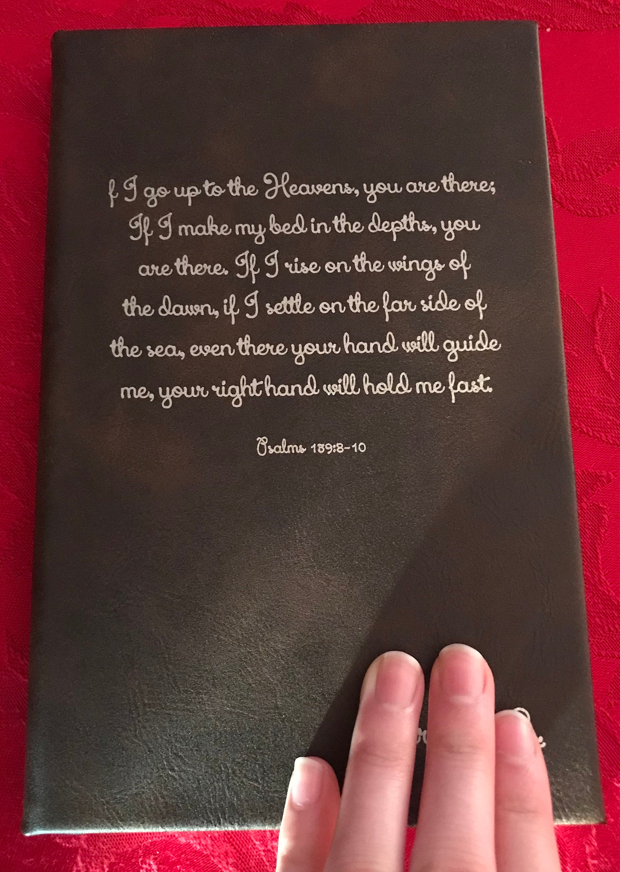 Personalized Prayer Bible Custom Journal
