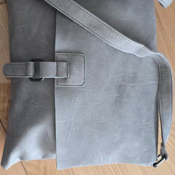 Camel brown Vegan Leather Shoulder Bag main image 0