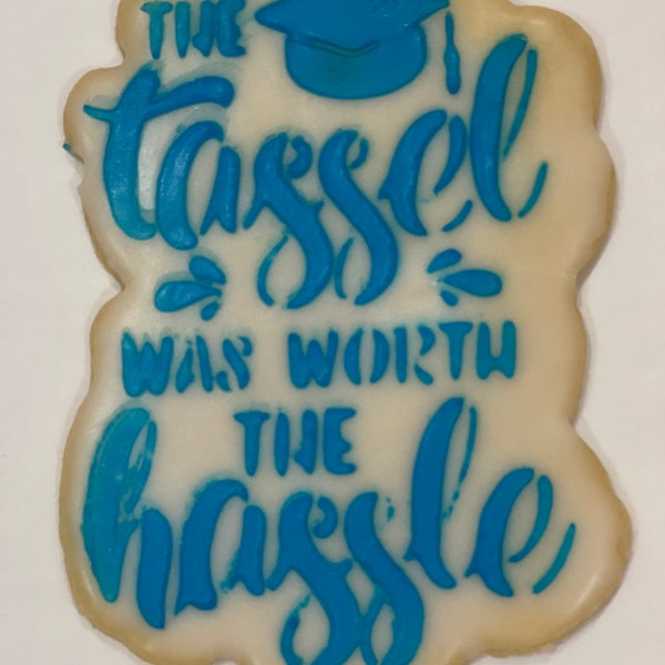 Graduation Cookie Cutter and Matching Cookie Stencil OR Stencil Alone ...