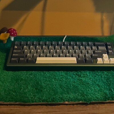 Pink Checkered Keyboard Rug Light Pink Hand Tufted Keyboard Pad ...