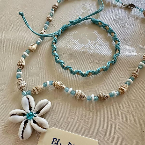 Bluerica Puka Shells & Coconut Shell Beads Necklace - Etsy