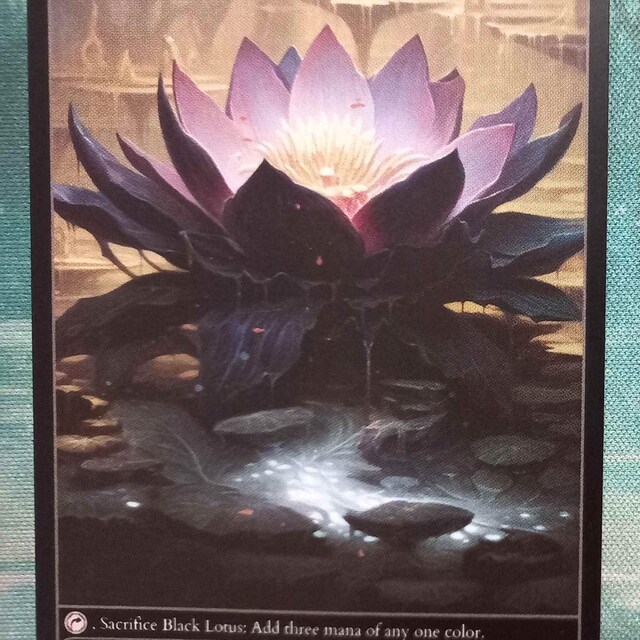 Black Lotus - Full Art Custom Card - Etsy