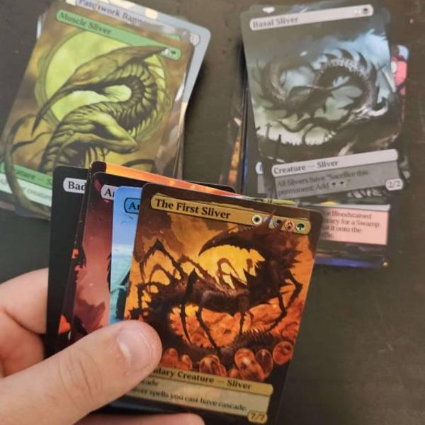 The First Sliver Custom Commander Deck - Proxy - Perfect Magic Gift ...