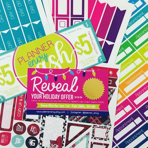 Flag Planner Stickers Erin Condren Life Planner (eclp) - 55 Blank Flag ...