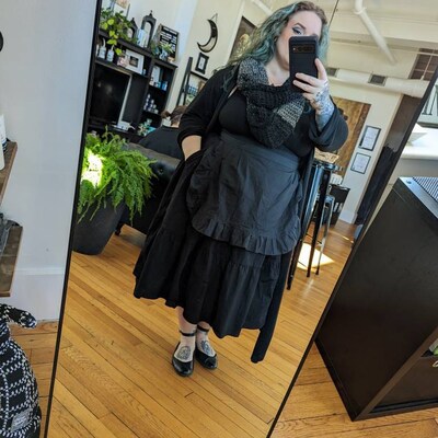large white shawl