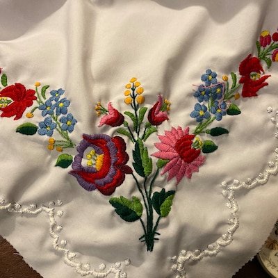 Vintage Hungarian Handmade Blouse. Colorful Hand Embroidered - Etsy