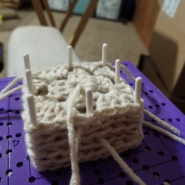 3D Printed Crochet Blocking Board Sizes up to 12 Large Crochet