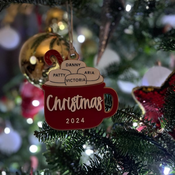 Cuffie Antirumore Letter To Santa Ornament Personalzed Chrstmas