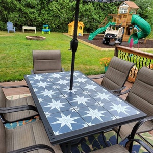 Patio table 2024 replacement tiles