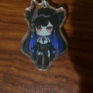 HoloEN Charms Holo Advent +1 Acrylic Keychain Fan Merch (Koseki Bijou,Shiori Novella Nerissa,Ravencroft Fuwamoco) and theres(Raora Panthera)