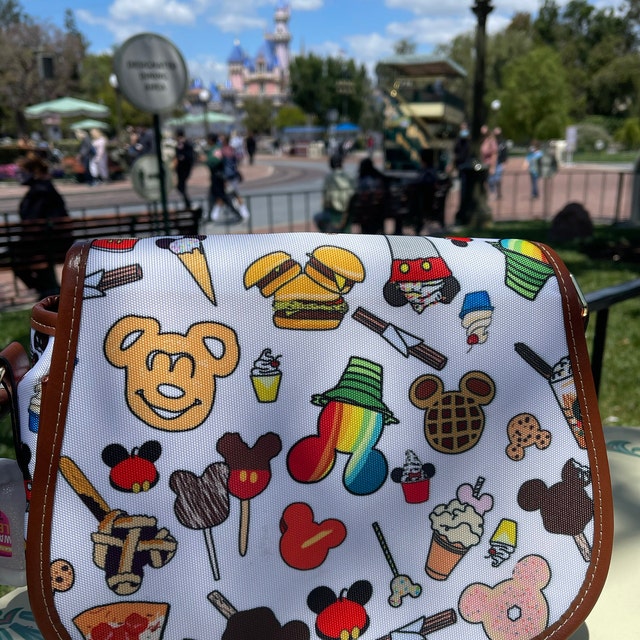 Theme Park Treats Inspired Cross Body Saddle Bag // Travel 