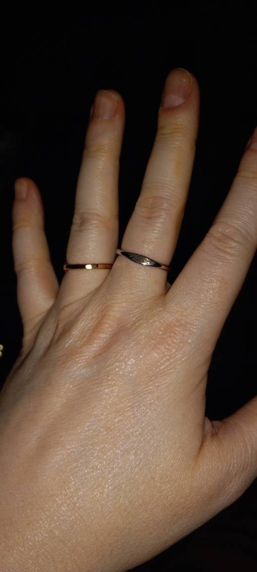 Dainty Birth Flower Ring Personalized Jewelry Ring for Her Birthday Gift Lavender Anniversary Gift Ring for Her Silver Rings Christmas Gift