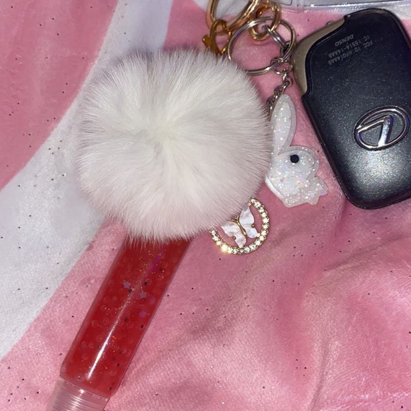 nike lip gloss keychain
