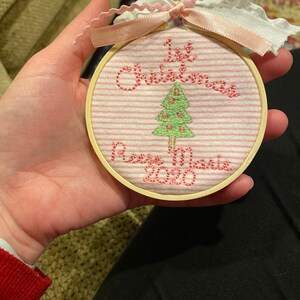 Nutcracker Red Girl Embroidered/Monogram Bubble