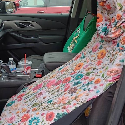 Cottagecore Flower Meadow Round Rug, Floral Round Area Rug, Round Floor ...