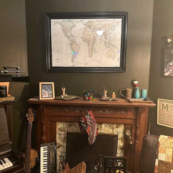 National Geographic World Map Wall Mural 125th Anniversary Edition ...