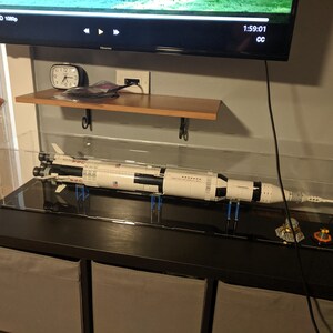 saturn v lego display case