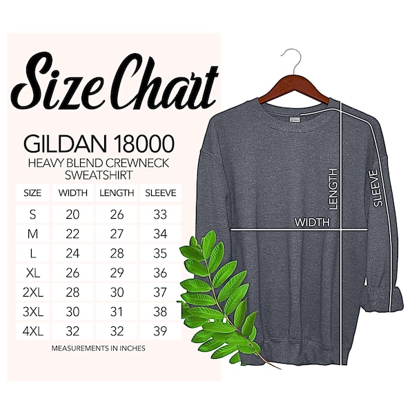 Gildan 64000 G640 Color Chart and Size Chart Bundle JPEG Format Chart ...
