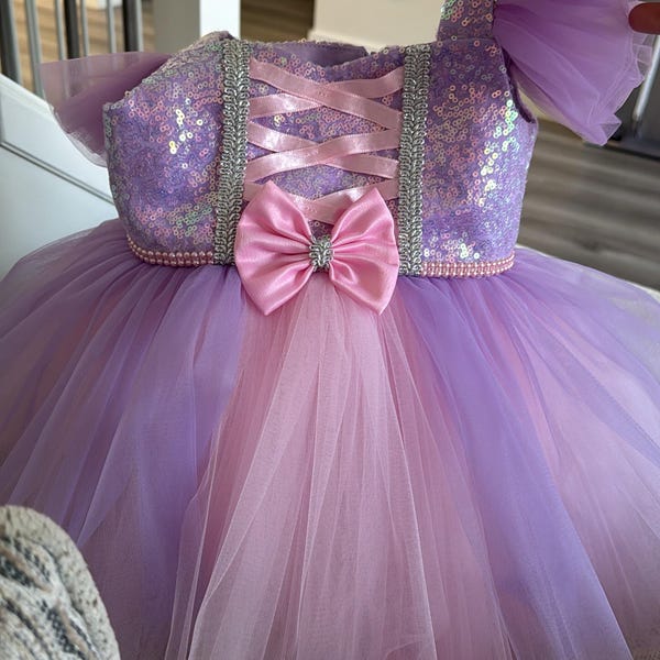 Rapunzel Dress Rapunzel Party Rapunzel Baby Girl Rapunzel Concept