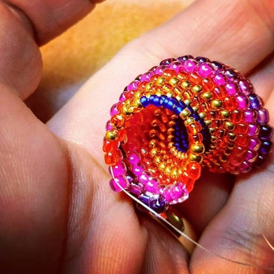 BEADWORK TUTORIAL Beautiful Spring Bluebells, Long or Short Lariat ...