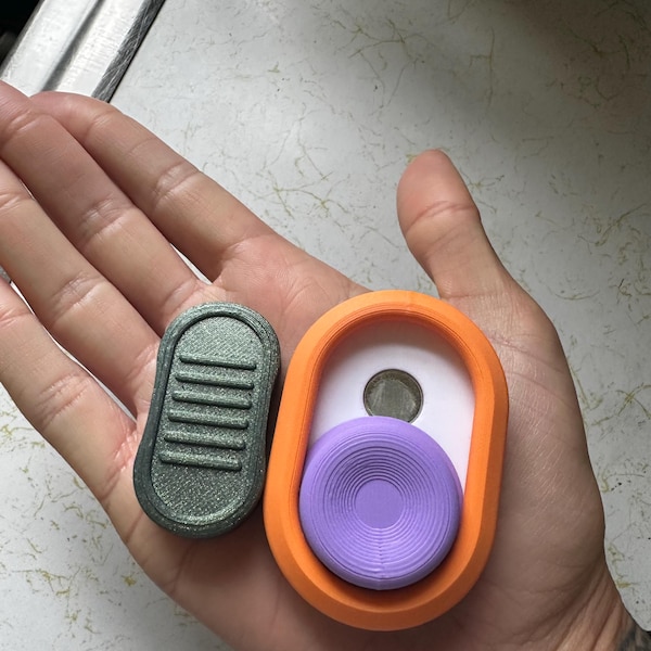 JUMBO 3D Printed Customizable Magnetic Haptic Slider Fidget Toy - Desk ...