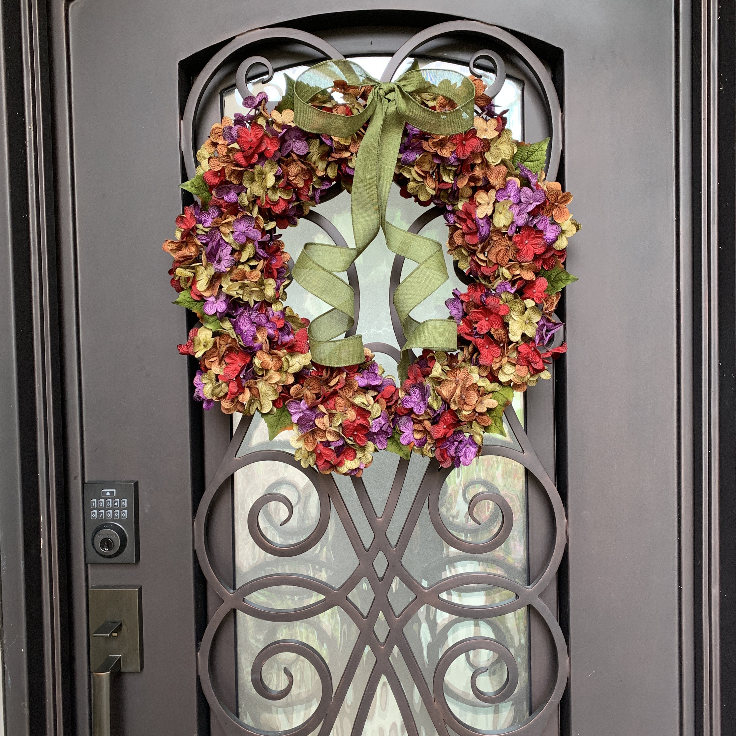 The Wedding Veil Wreath Wedding Door Wreath | Etsy