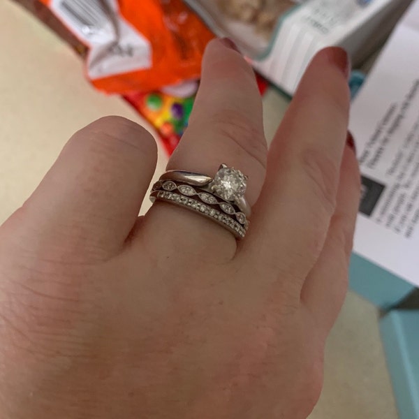 Photo inspiration: Picture Idea: Art Deco Half Eternity Band Ring