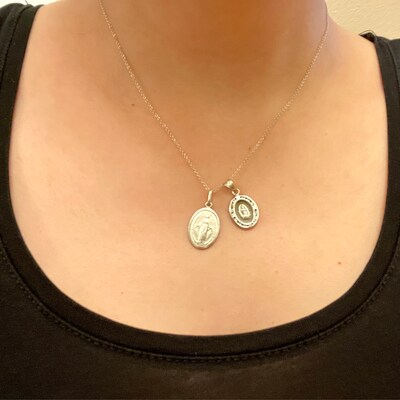18K Sold Gold Mraculous Medal / Pendant - Etsy