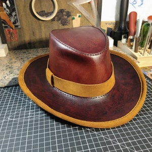 Leather Hat Pattern DIY Pattern Hat DIY Pdf Download | Etsy