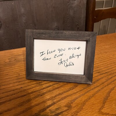 Custom Wording Made to Order Custom Picture Frame Ornaments - Etsy