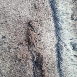 MINKY Mountain Fox Pewter/beige Luxe Cuddle From Shannon Fabrics Choose ...