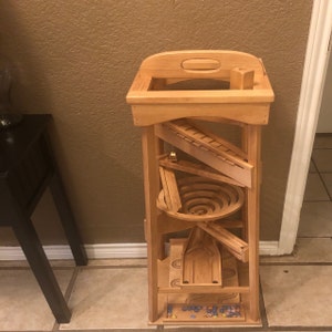 amish wooden marble run