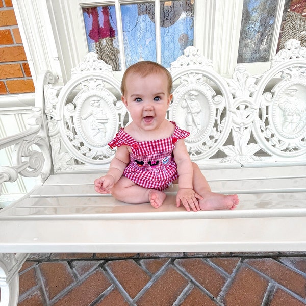LuLu BeBe Baby Girls Blue Gingham Bloomers Set - Smocked Pumpkins