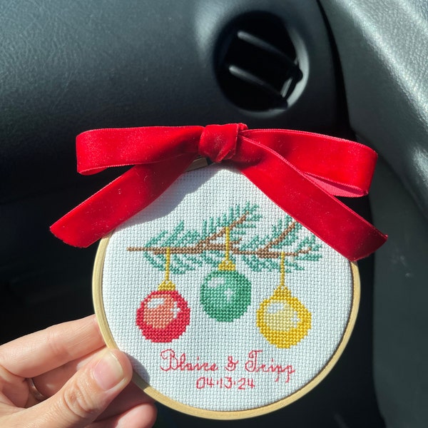 Small Christmas Ornaments Cross Stitch Pattern PDF - Retro Winter Decor ...