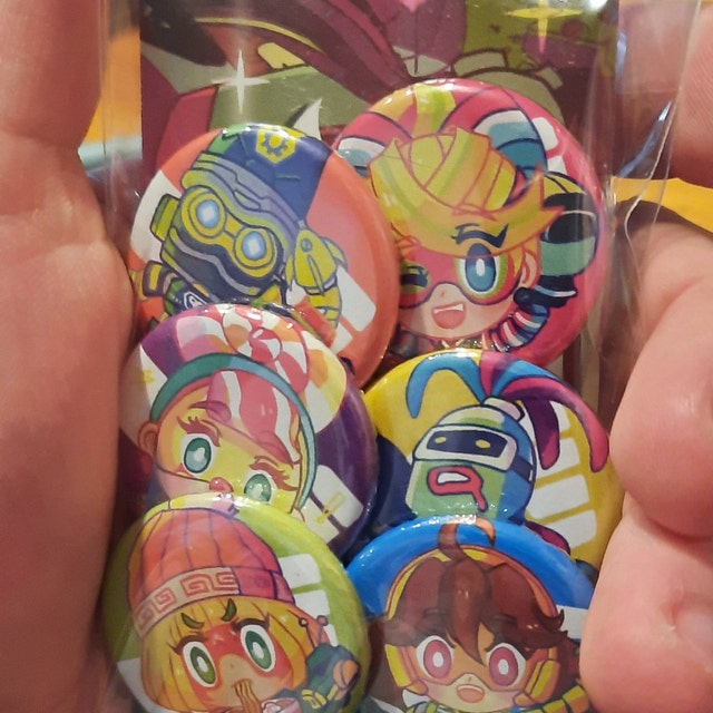 ARMS（任天堂）ピンバッジ - 全15キャラクター + ビフ！ - Etsy 日本