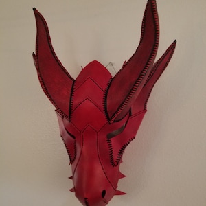 PDF Pattern Leather Dragon Mask | Etsy Canada