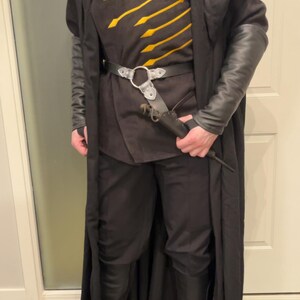 LARPコスプレや魔法の冒険のための魔法の革製ワンドホルスター