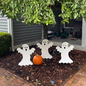 PVC All-weather Ghostly Trio Yard Decoration - Etsy