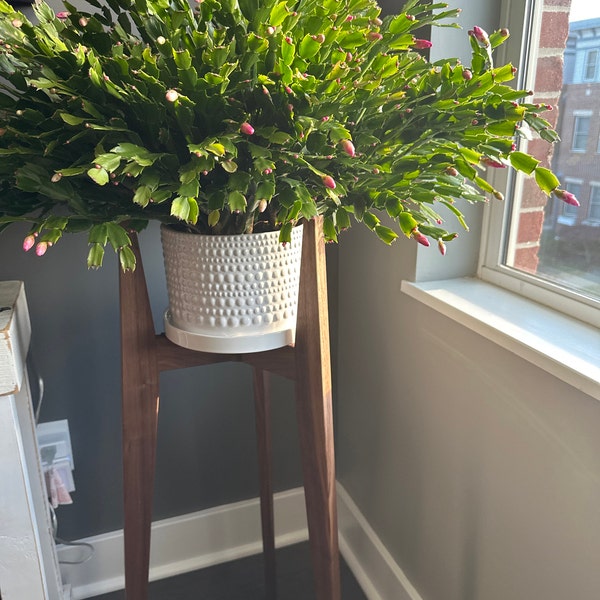 Modern Plant Stand flair / Indoor Plant Stand Mid Century Modern / Tall ...