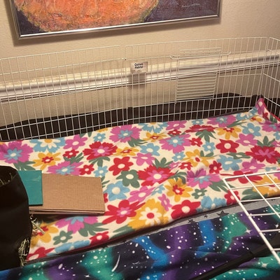 Custom Fleece Guinea Pig Cage Liner C&C 1x2 2x2 2x3 2x4 2x5 Liner ... - Moroccan Fleece Liners For Guinea Pig Cage Liners