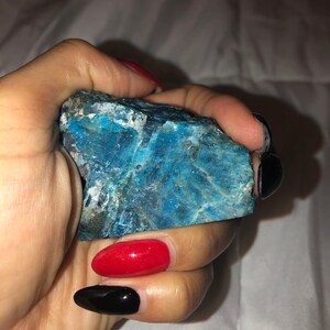 Apatite Crystal - Blue Apatite Slab - Polished Blue Apatite Apatite Crystal - Blue Apatite Slab - Polished Blue Apatite