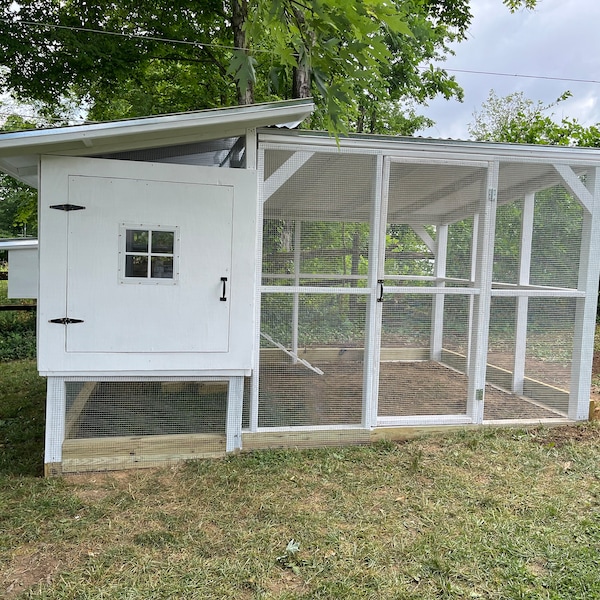 EFFICIENT Chicken Coop Plans | DIY Backyard Hen House | Large 20 Bird ...