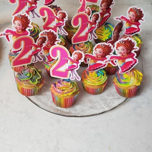 Fancy Nancy Cupcake Toppers, Cakepop Toppers, Cupcake Decorations - Etsy