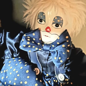 Clown Rubber Clown Vintage Rubber Clown Doll Body Fabric Clown - Etsy