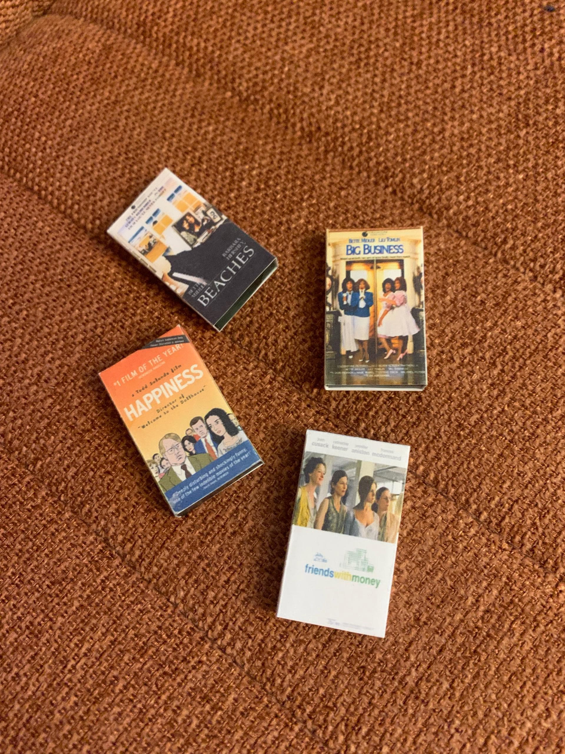 Retro VHS Miniature Magnet, Select from Titles or Submit a Custom Request, 1&quot; x 1.75&quot; Refrigerator / Fridge Strong Rare Earth Magnets