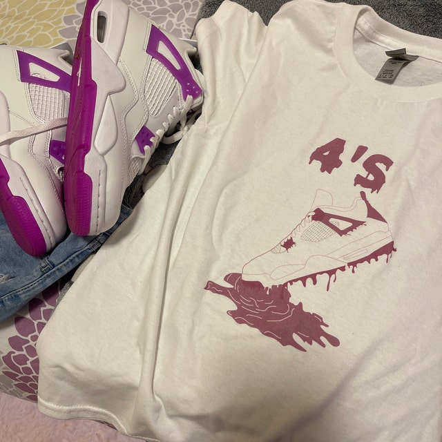 white jordan 4 outfit